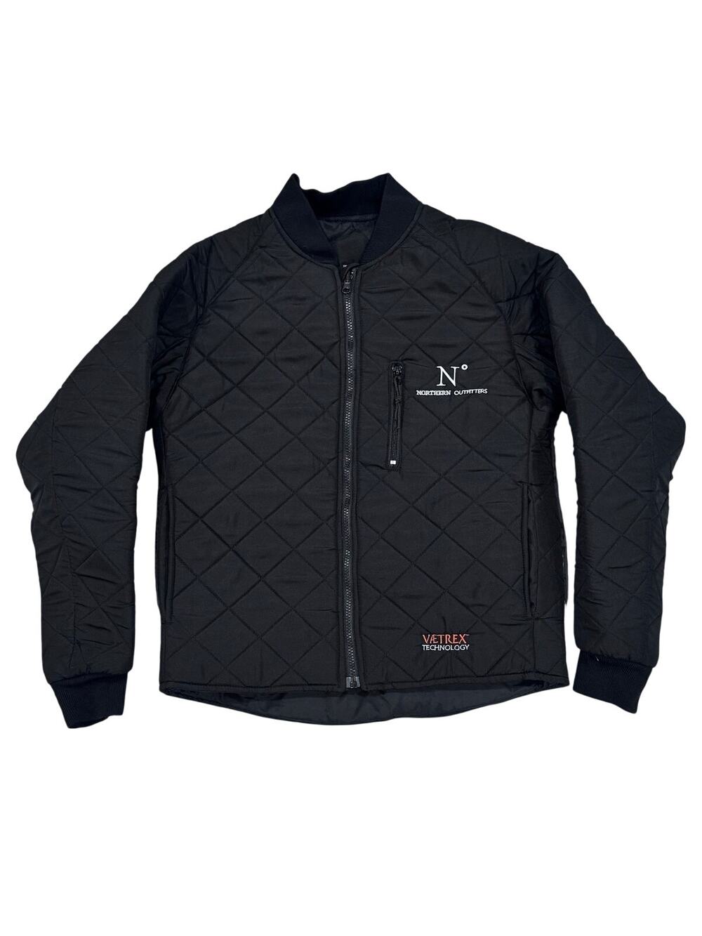 Northern Outfitters V-0 Liner Jacket XS Black Quilted Gorpcore
